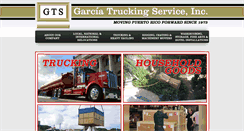 Desktop Screenshot of garciatrucking.com